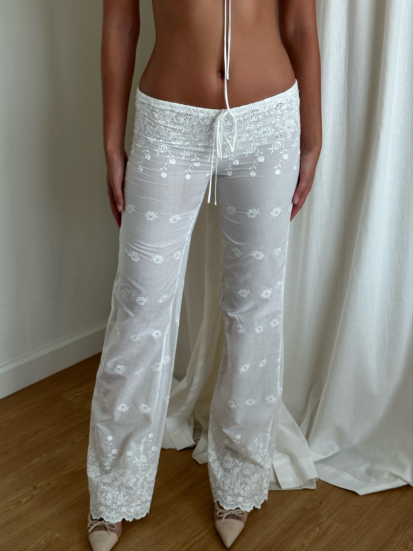 Sample Pants - White