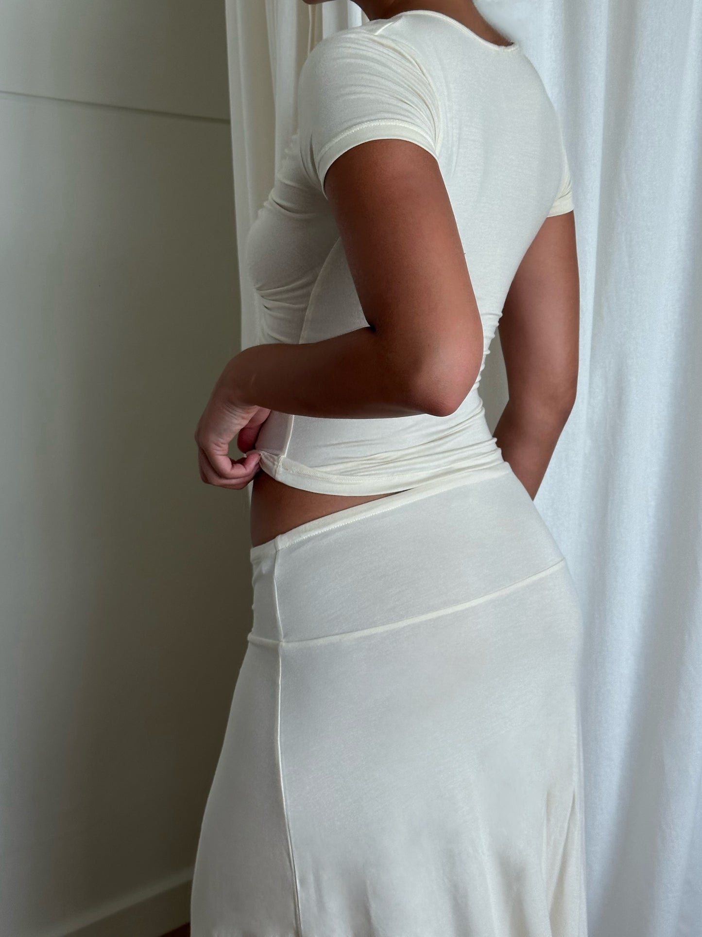 Sample Midi Skirt - Ivory