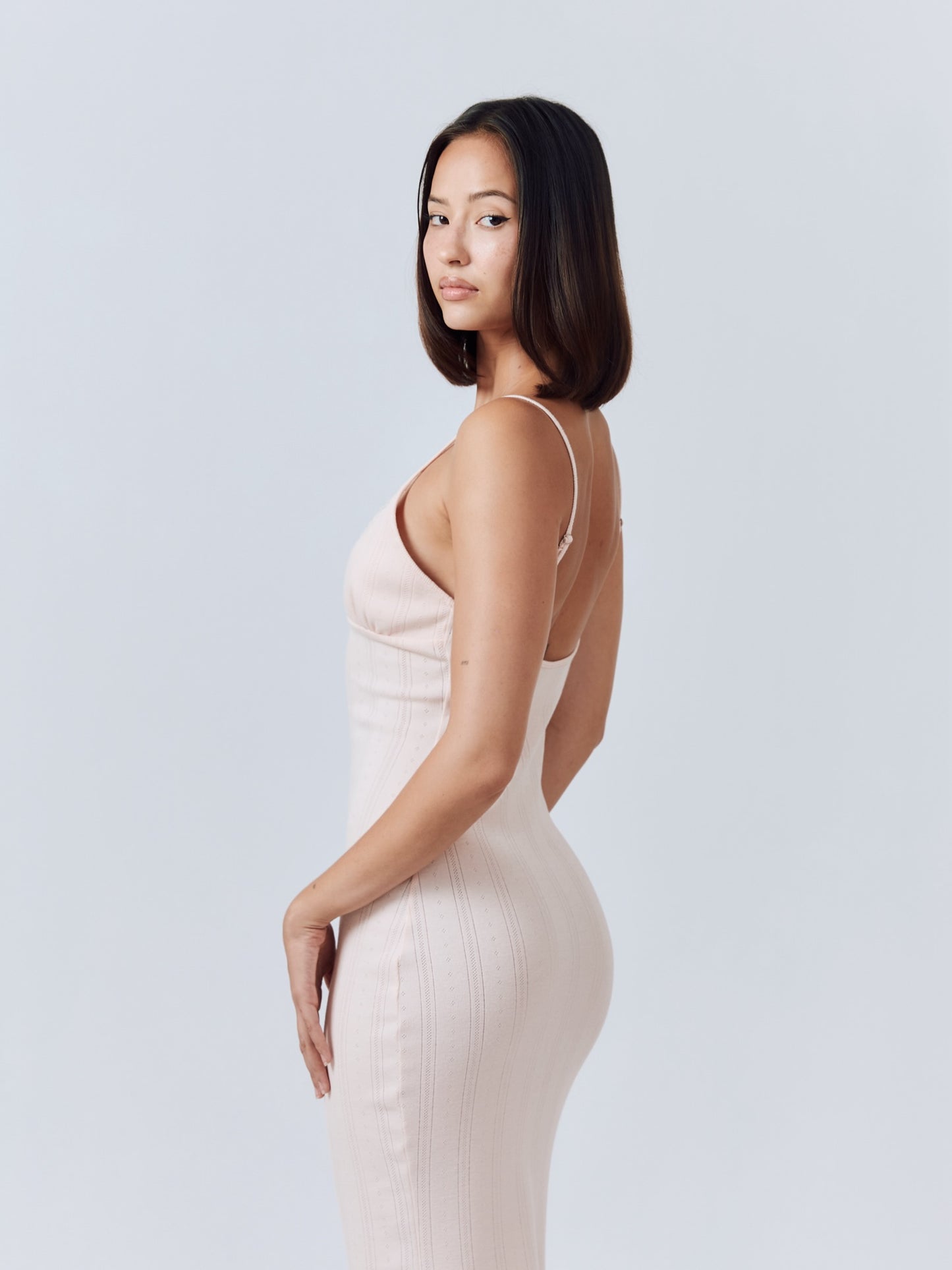 Tula Midi Dress - Baby Pink