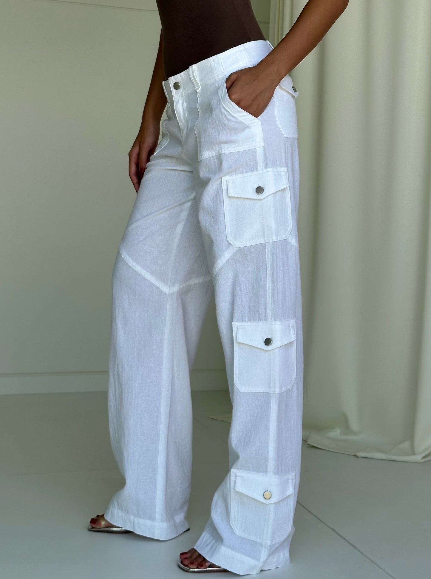 Sample Pants - White