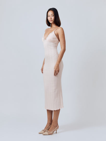 Tula Midi Dress - Baby Pink