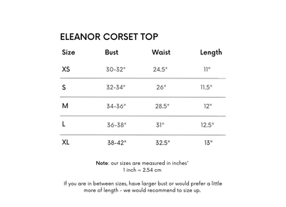 Eleanor Corset Top