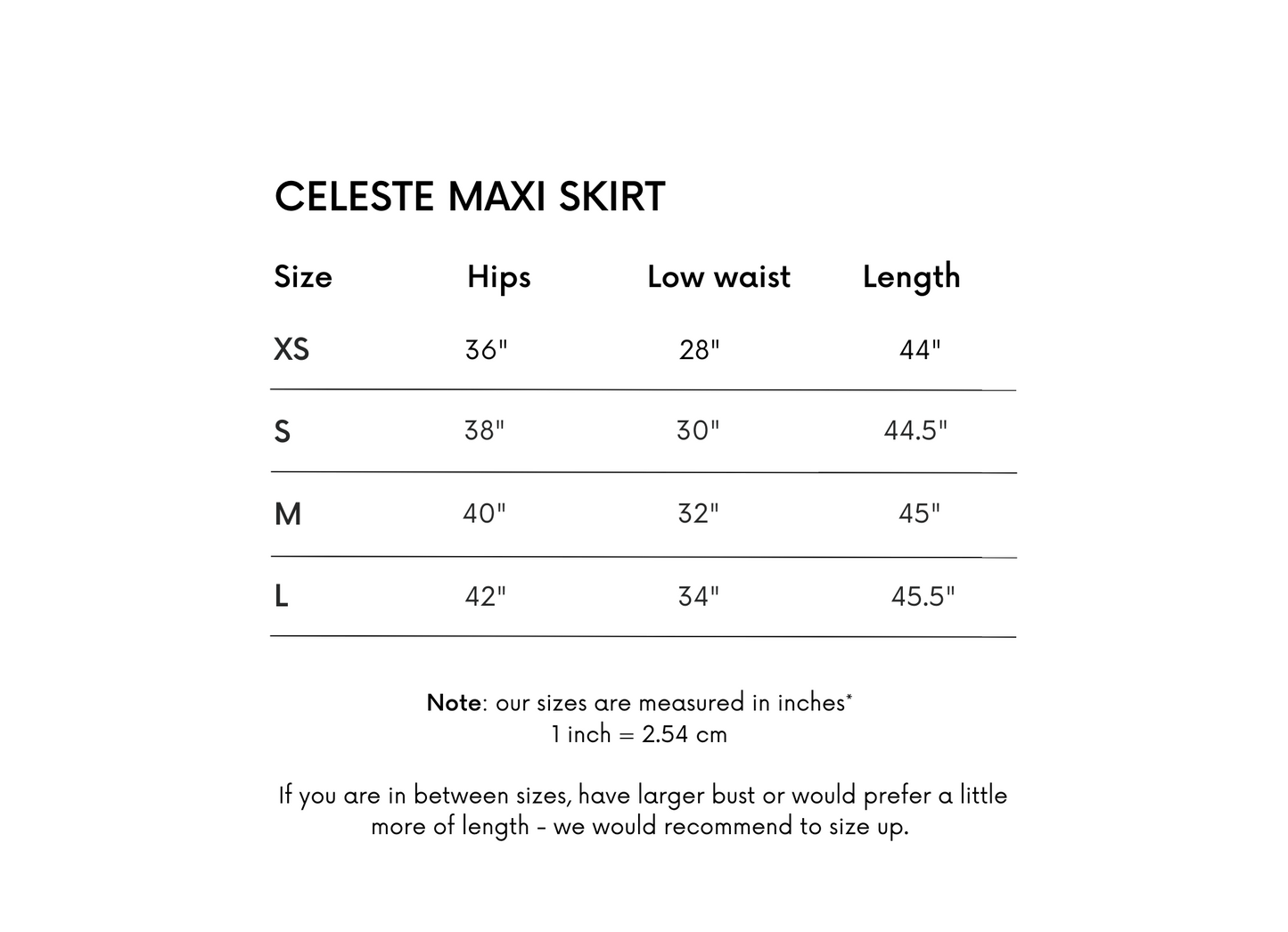 Celeste Maxi Skirt