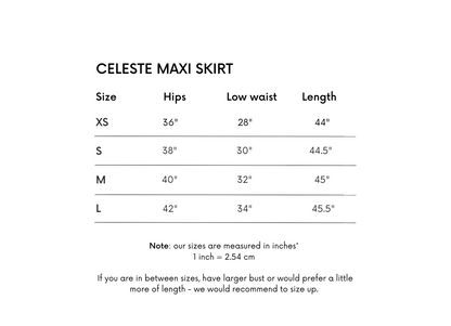 Celeste Maxi Skirt