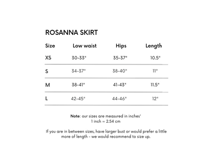 Rosanna Skirt - Black Blossom