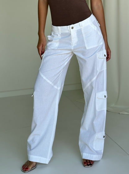 Sample Pants - White