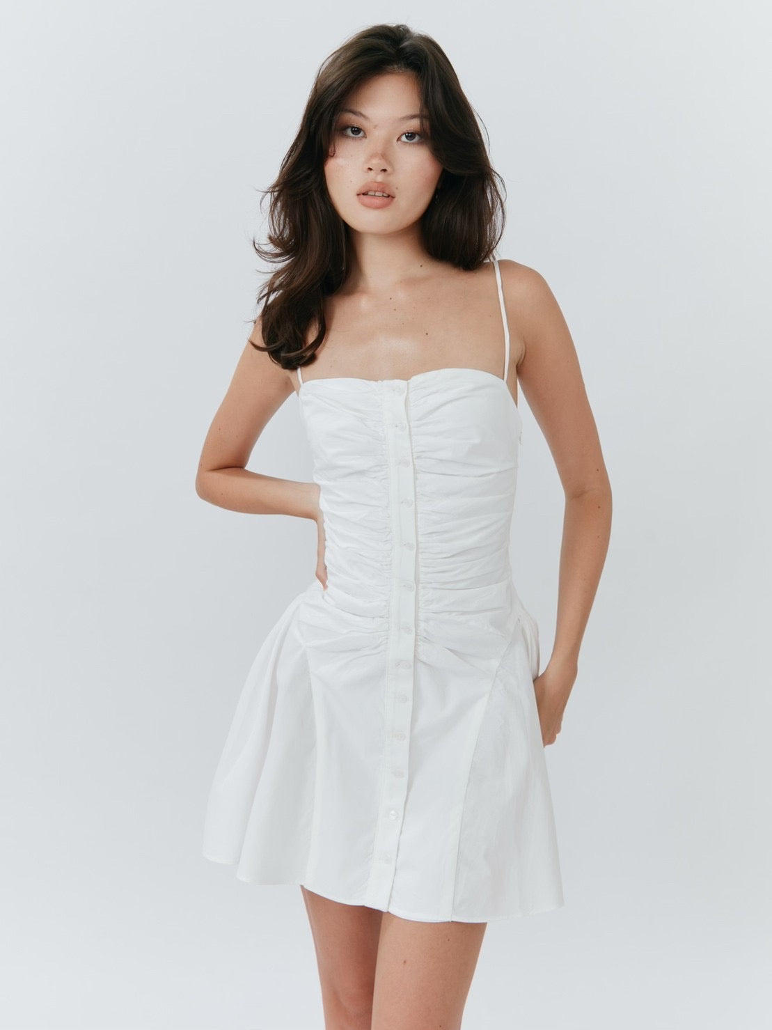 Isabella Mini Dress - White