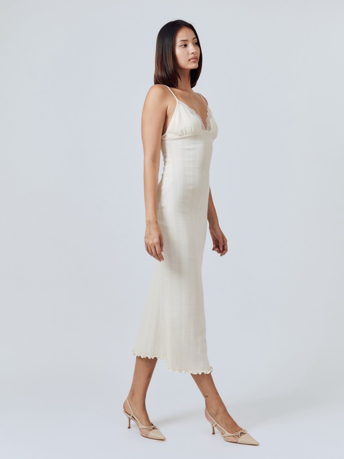 Tula Midi Dress - Ivory