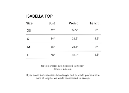 Isabella Top - White