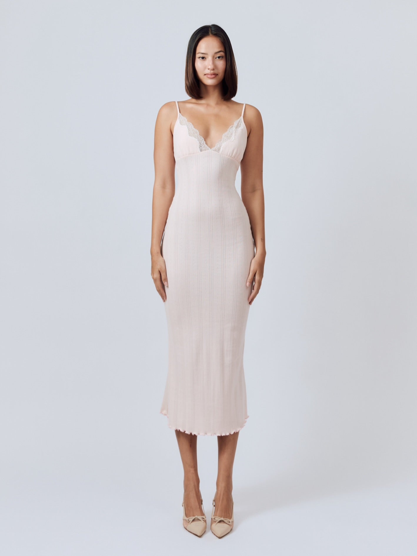 Tula Midi Dress - Baby Pink