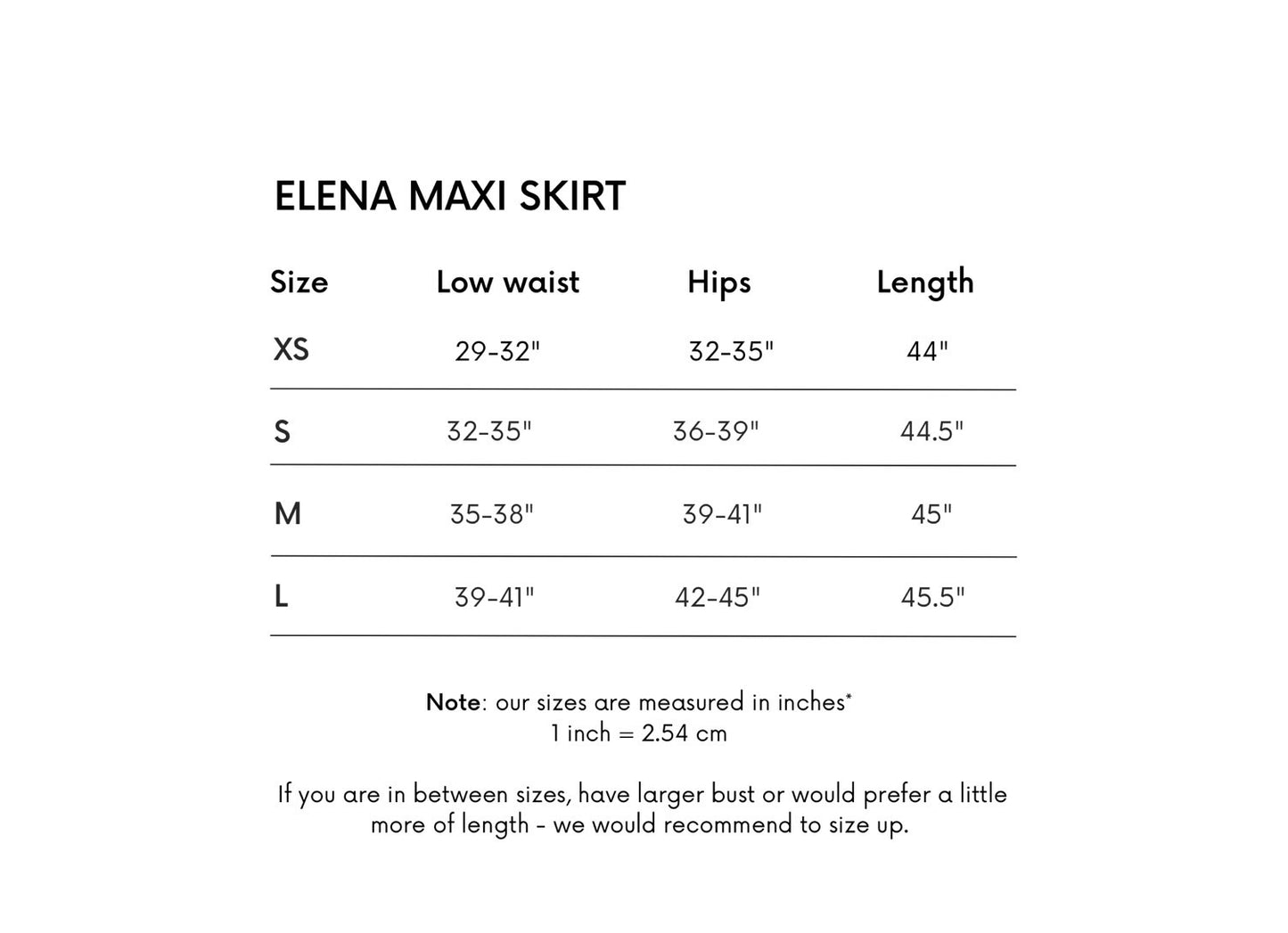 Elena Maxi Skirt