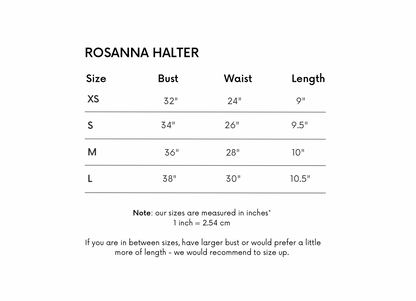 Rosanna Halter Top - White