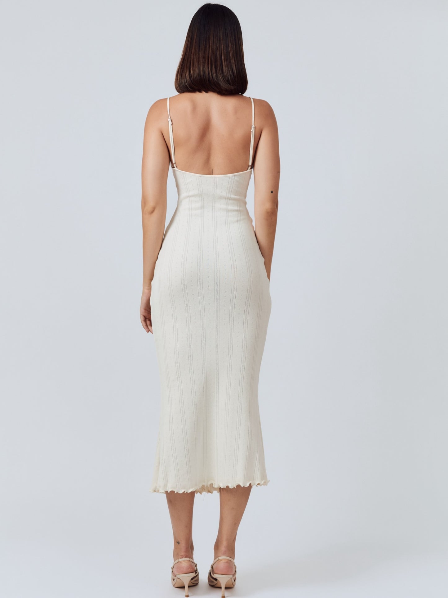 Tula Midi Dress - Ivory