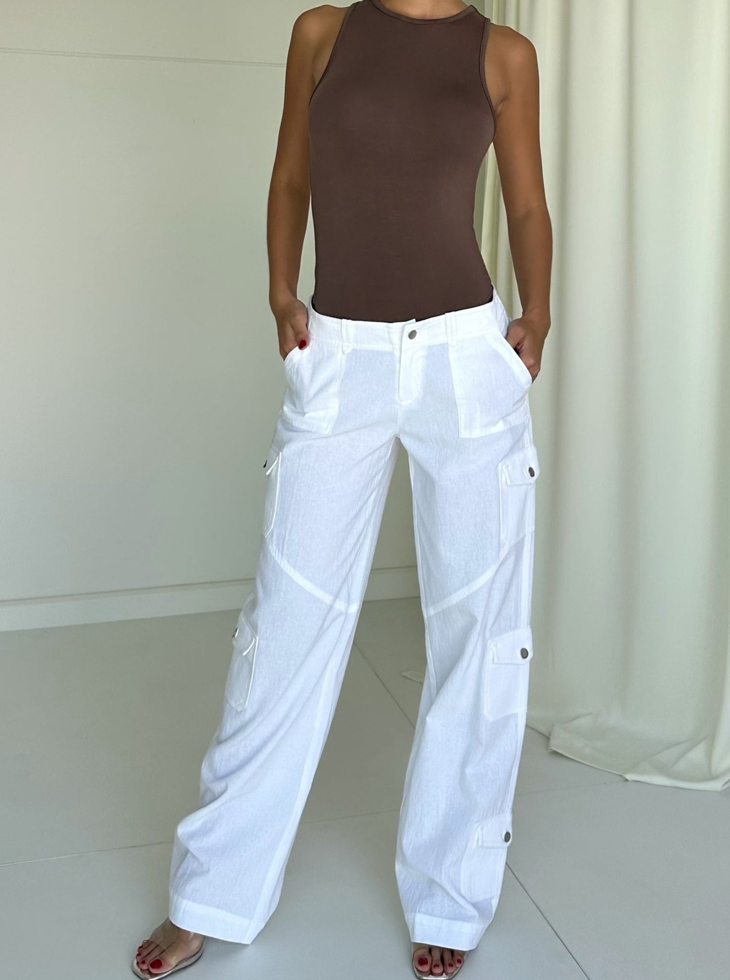 Sample Pants - White