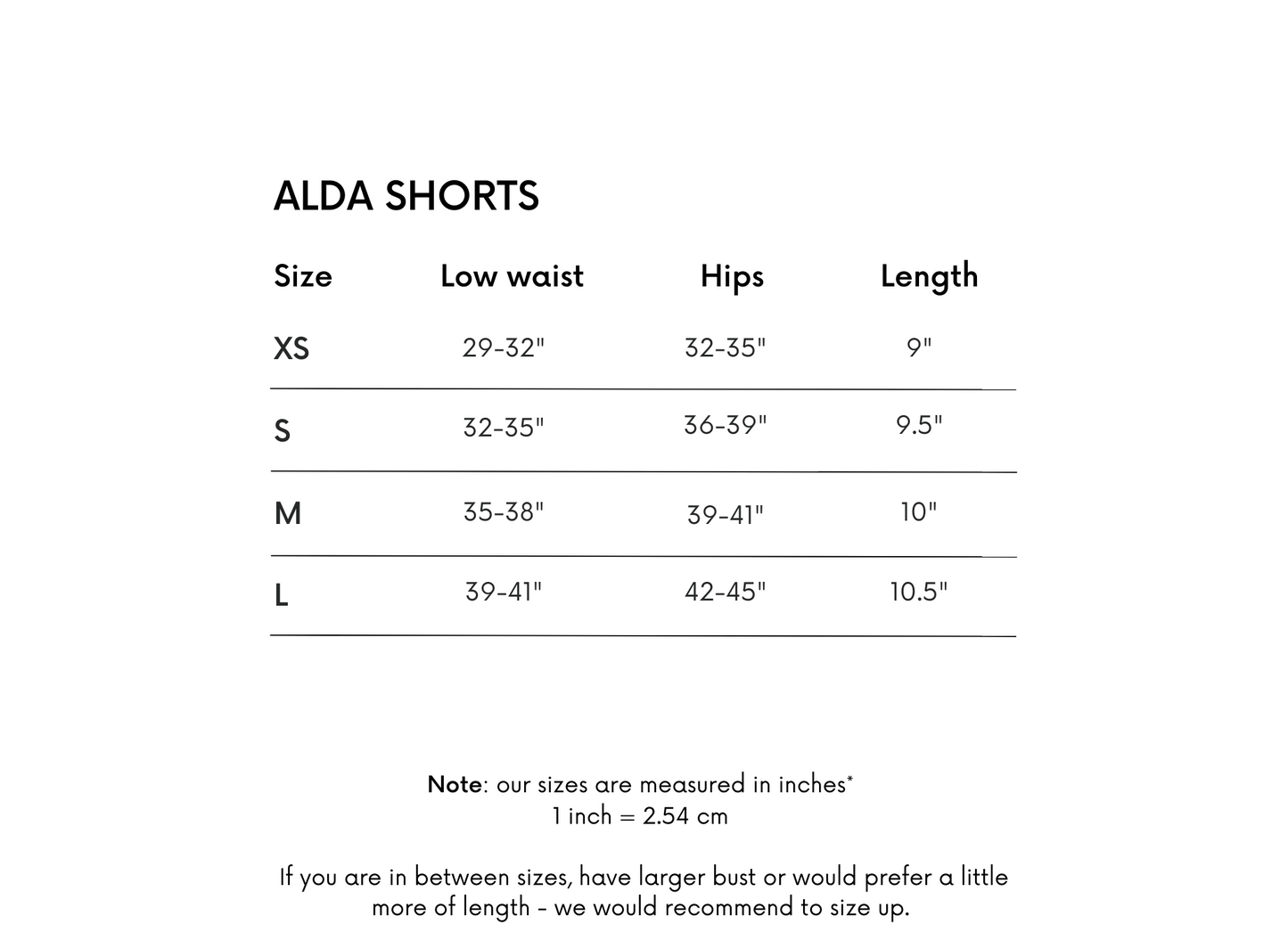 Alda Shorts - Black