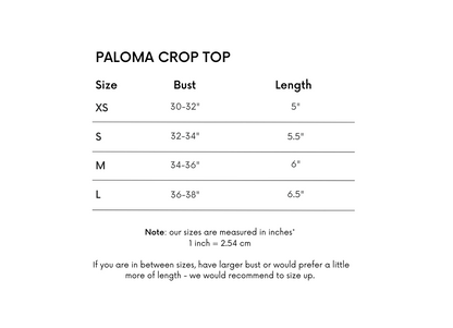 Paloma Crop Top