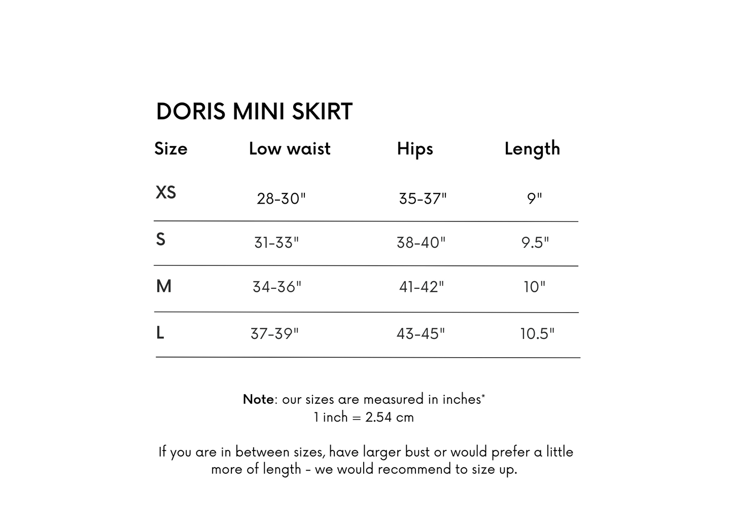 Doris Mini Skirt - Yellow